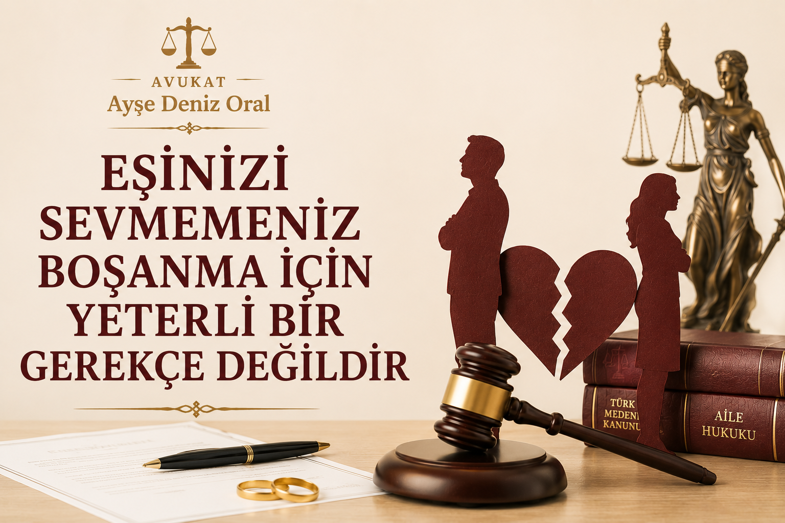 sevginin bitmesi boşanma sebebi değil