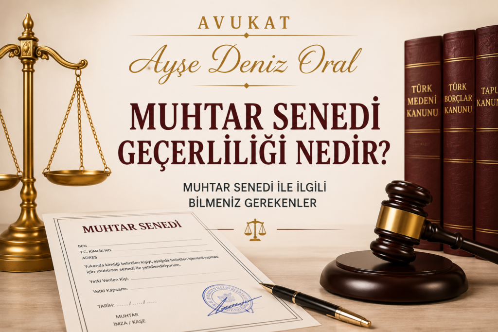 muhtar senedi köy senedi geçerli mi