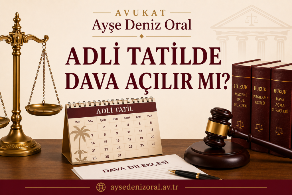 adli tatilde dava açılır mı