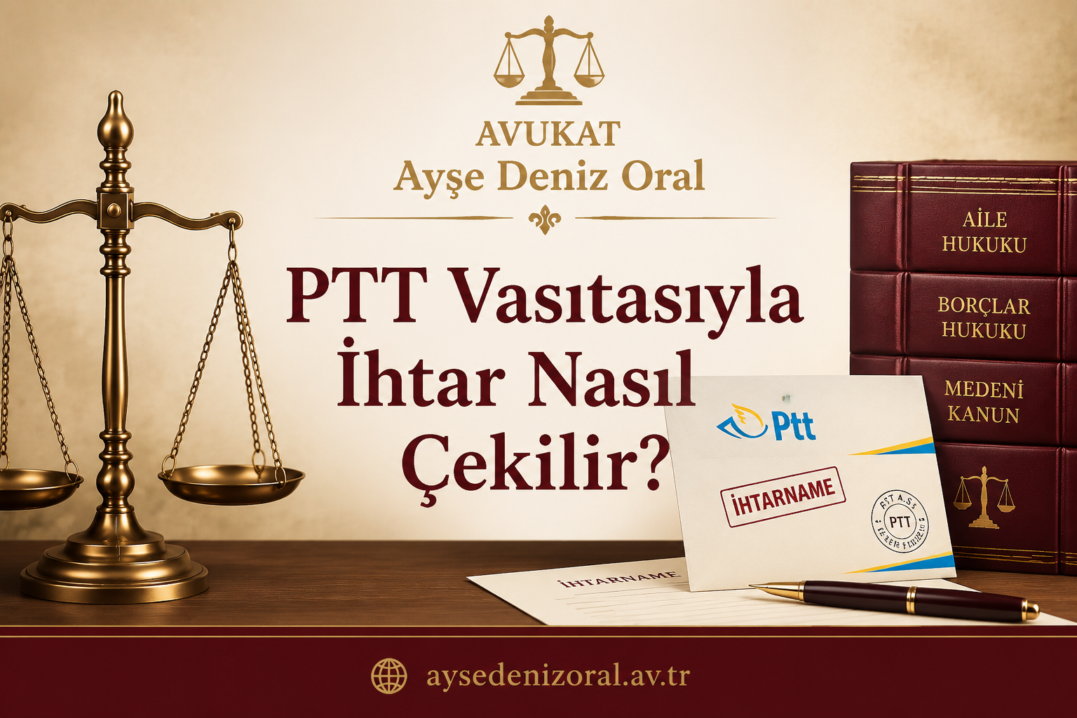 ptt vasıtasıyla ihtar çekilmesi