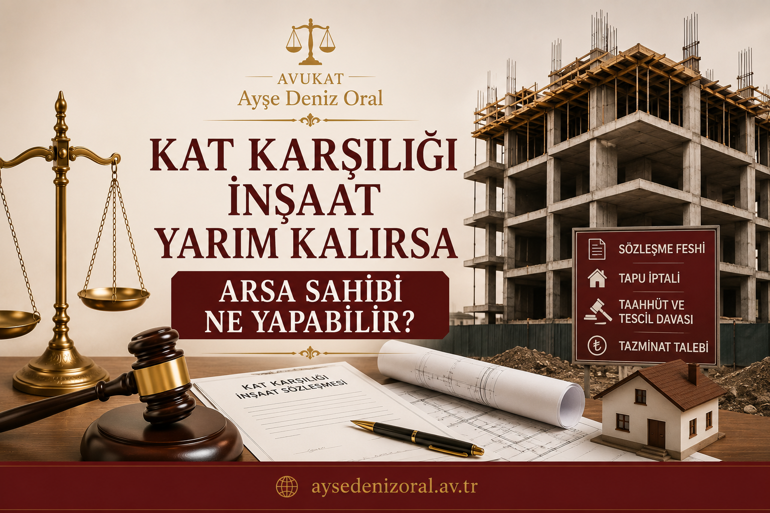 kat karşılığı inşaat yarım kalırsa ne yapılabilir