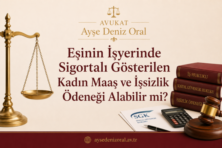Eşinin İşyerinde Sigortalı Gösterilen Kadın Maaş ve İşsizlik Ödeneği Alabilir mi?
