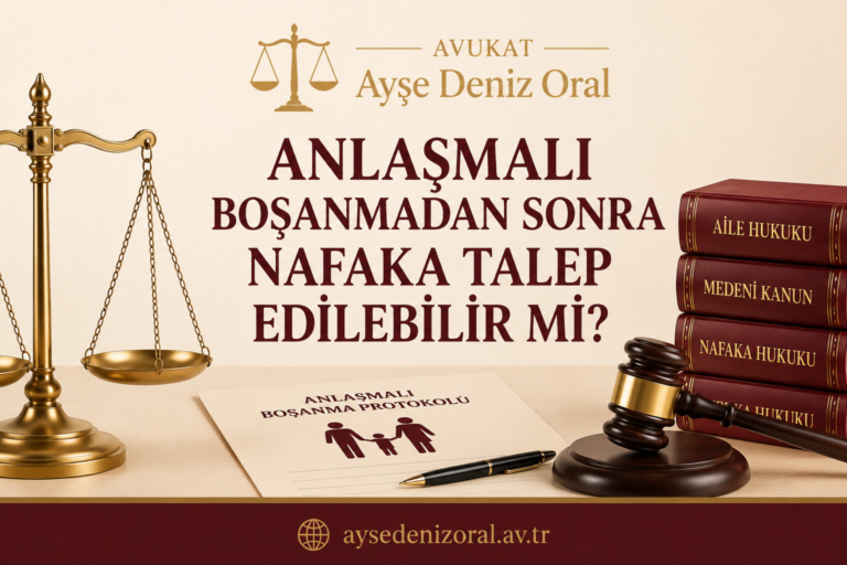 anlaşmalı boşanmadan sonra nafaka