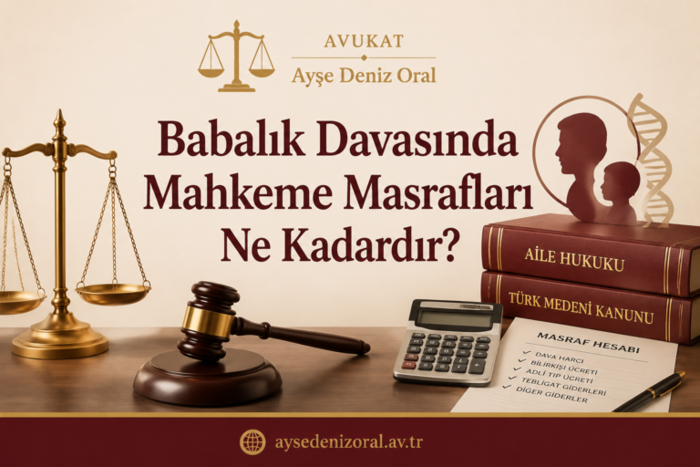 babalık davasında mahkeme masrafları ne kadar