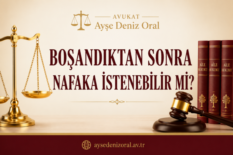 boşandıktan sonra nafaka