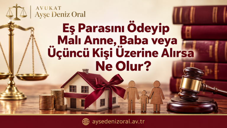 Eş Parasını Ödeyip Malı Baştan Başkasının Üzerine Alırsa Ne Olur?