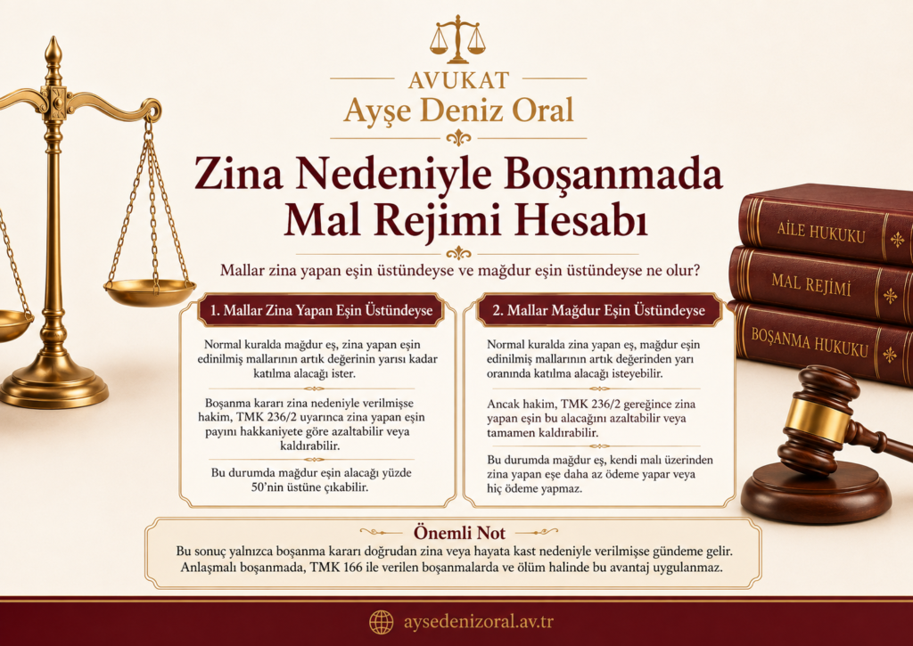 zina yapan eş bütün mallarını kaybeder m